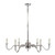 Prescot 6 Arm Antique Silver Chandelier