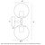 Erin Gold Opal Glass Spheres Modern Twin Wall Light-1