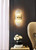 Jasper Gold Crystal Drop Wall Light-1
