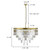 Birmingham Aged Brass Angular Glass Chandelier-6