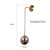Maxi Glass Ball Indoor Drop Wall Light-4