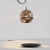 Savannah Polished Copper Round Pendant-3