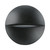 Vibe Black Round Outdoor LED Wall Light