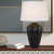 Madeline Gloss Black Ceramic Table Lamp-1