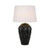 Madeline Gloss Black Ceramic Table Lamp