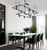 Two Tier Rectangle Modular Suspended Light System FZ004-1