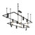 Two Tier Rectangle Modular Suspended Light System FZ004