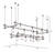 Two Tier Four Track Rectangle Modular Lighting System FJ003-3