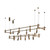 Two Tier Four Track Rectangle Modular Lighting System FJ003