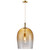 Uma 30 Bell Amber Glass Pendant Light-2