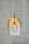 Uma 30 Bell Amber Glass Pendant Light-4