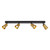 Avery 4 Light Gold Black Linear Bar Spot Light Avery 4 Light Gold Black Linear Bar Spot Light