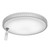 Emelie 50W 3CCT Dimmable White Oyster Light