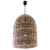 Wicker Bell Hanging Pendant Light