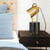 Forster Black and Gold Curved Modern Desk Lamp-1