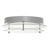 Foxen Chrome Frosted Glass Round Ceiling Light-1 Foxen Chrome Frosted Glass Round Ceiling Light-1