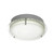 Foxen Chrome Frosted Glass Round Ceiling Light