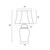 Irinea Patterned Floral Blue Base Table Lamp-2