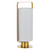 Horizon Grey Gold Retro Urban Handy Table Lamp