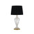 Sigrid Gold and Black Glass Table Lamp