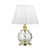 Yvonne Gold Patterned Glass Table Lamp