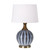 Yolanda Brass and White Ombre Table Lamp
