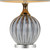 Yolanda Brass and White Ombre Table Lamp-2