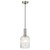 Bonora Nickel Clear Glass Pendant Light-1