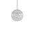 Fleur White Decorative Ball Pendant-1