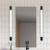 Oriole Black Bathroom Vanity LED Wall Light
