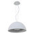 Floral Hemispherical Decorative Pendant Lamp - Matt White-1