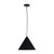Cannes Black Conical Pendant Light-3