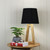 Edina Black Natural Timber Table Lamp-1