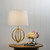 Lawton Gold and White Marble Table Lamp-1