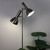 Verna Brass Twin Light Mid Century Floor Lamp-3
