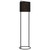 Lottie Black Contemporary Floor Standing Lamp