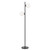 Florence Twin Light Black Opal Glass Floor Lamp-2