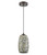 Mosaic Dark Stone Blown Glass Pendant-1