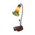 Amber Green Lily Table Lamp