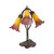 Triple Orange Wine Lilies Table Lamp