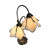 Blooming Beige Twin Lotus Table Lamp-2