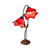 Blooming Red Twin Lotus Table Lamp
