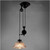 Corra Ribbed Glass Pulley Pendant Light-1