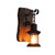 Eve Wooden Lantern Rustic Wall Light