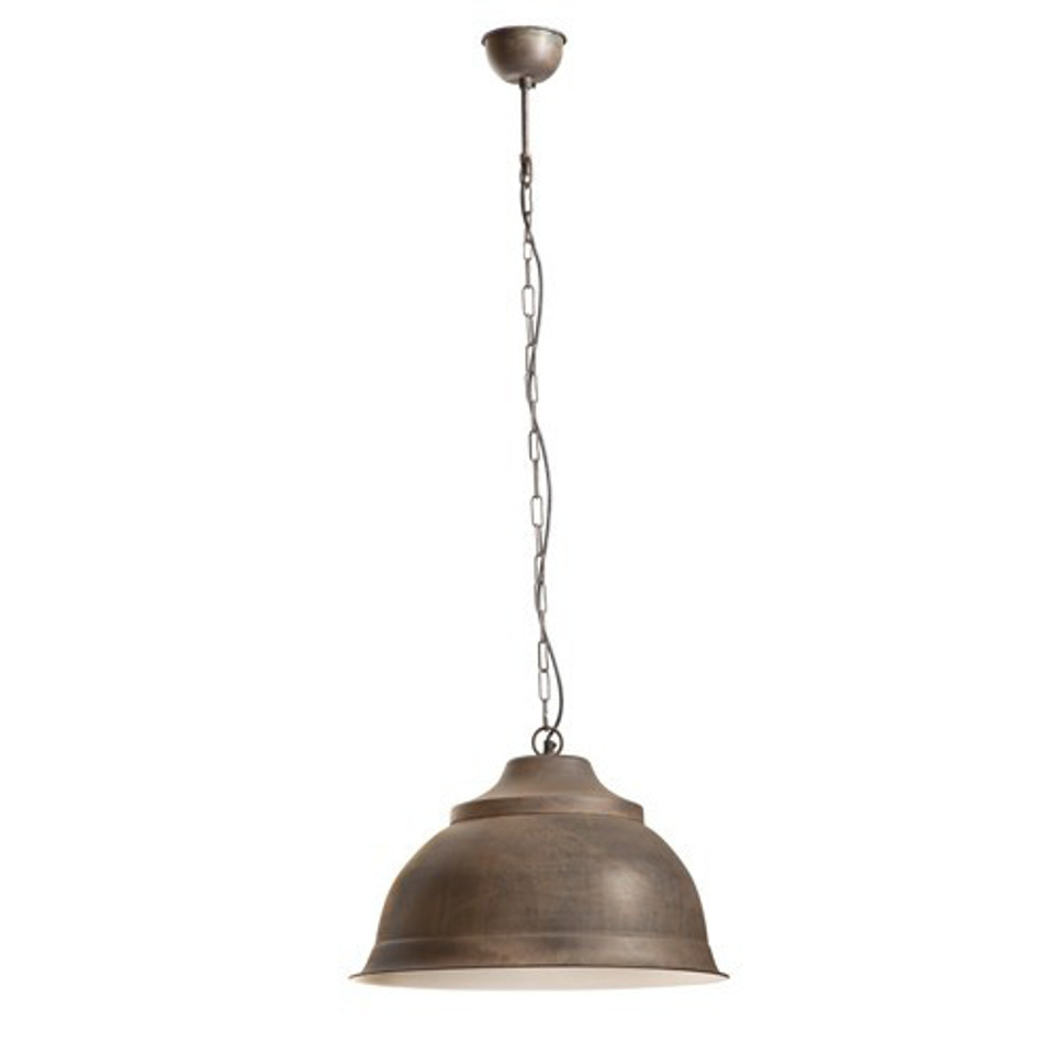 Brasserie Overhead Rust Pendant Lamp - Zest Lighting