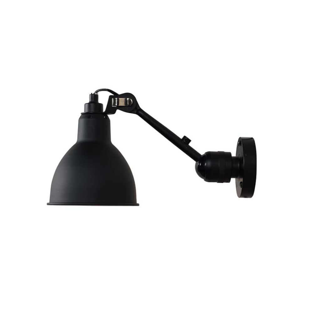 Miles Black Short Arm Adjustable Wall Light
