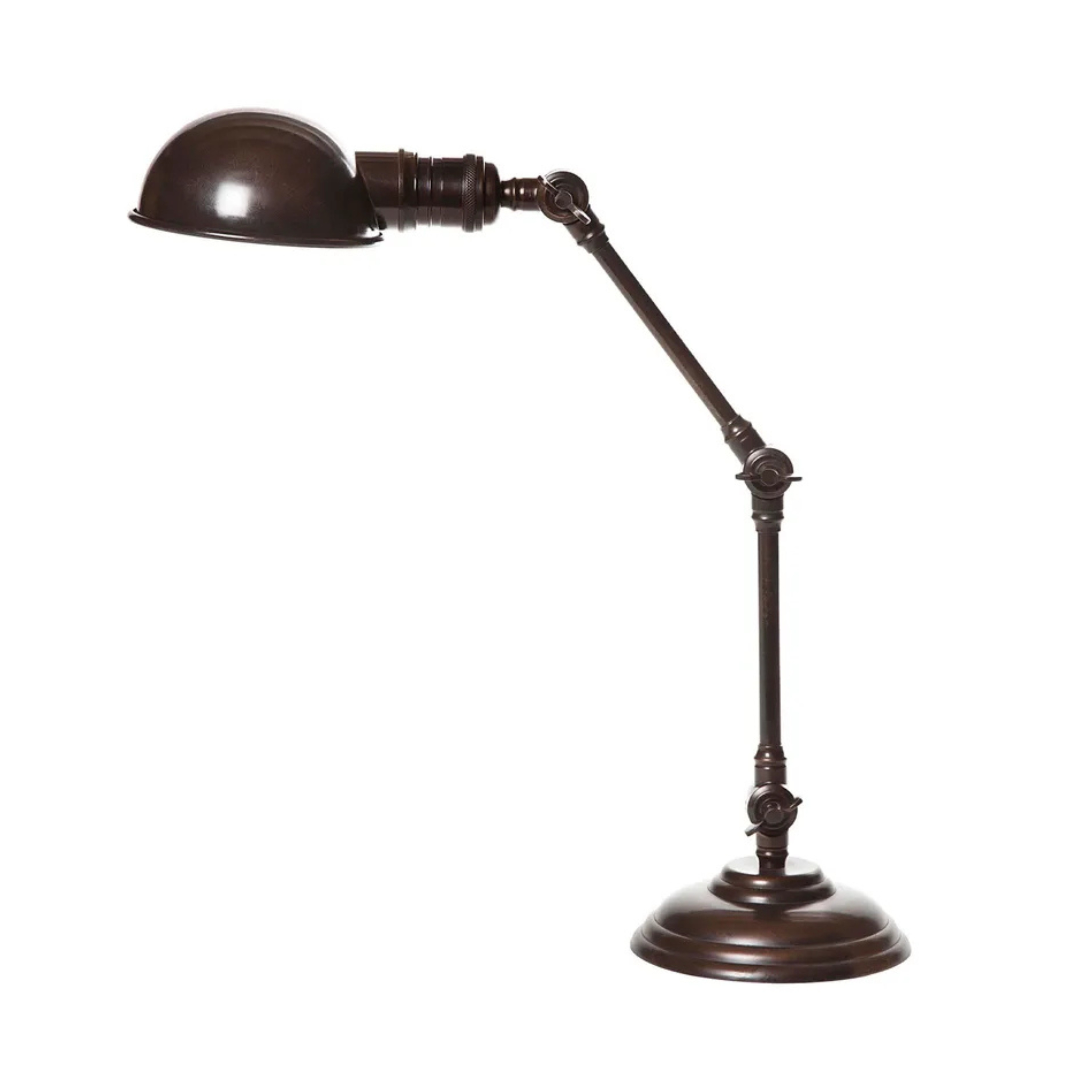 Stamford Classic Brown Adjustable Desk Lamp