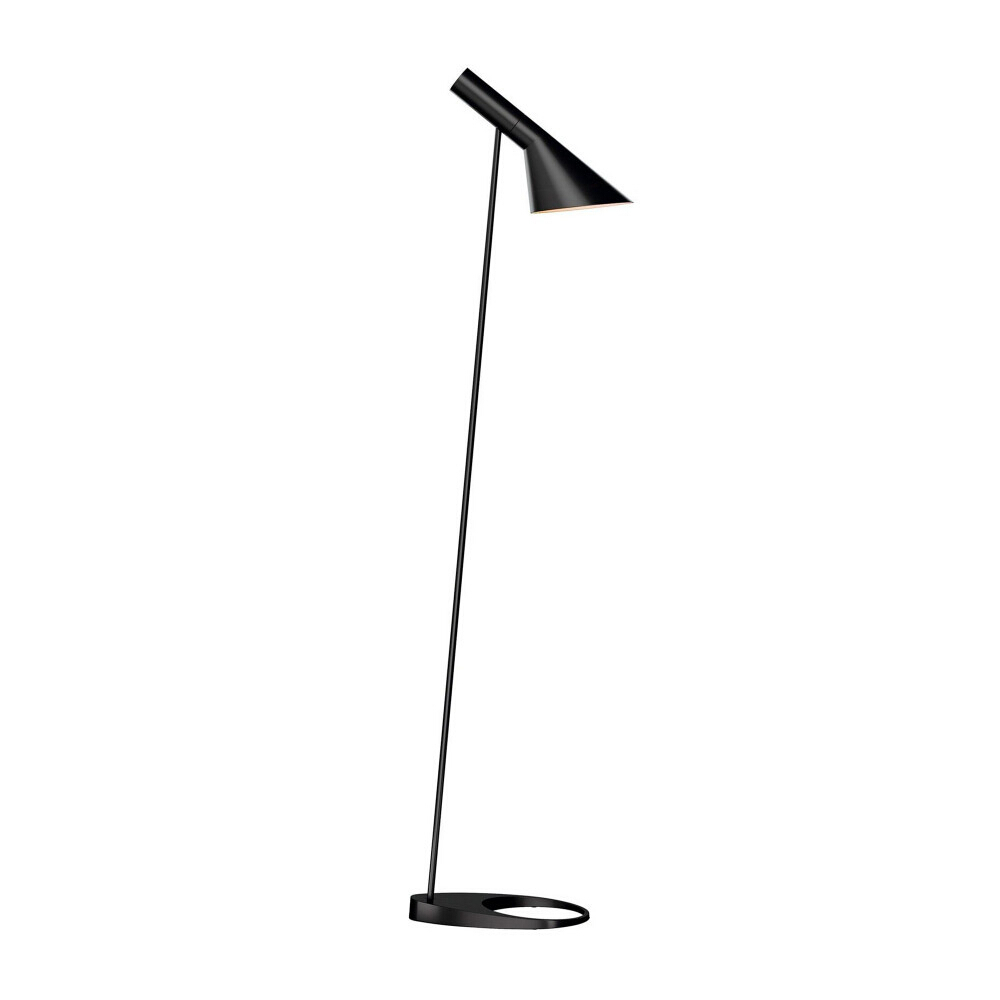 Leaning Asymmetric Black Floor Lamp