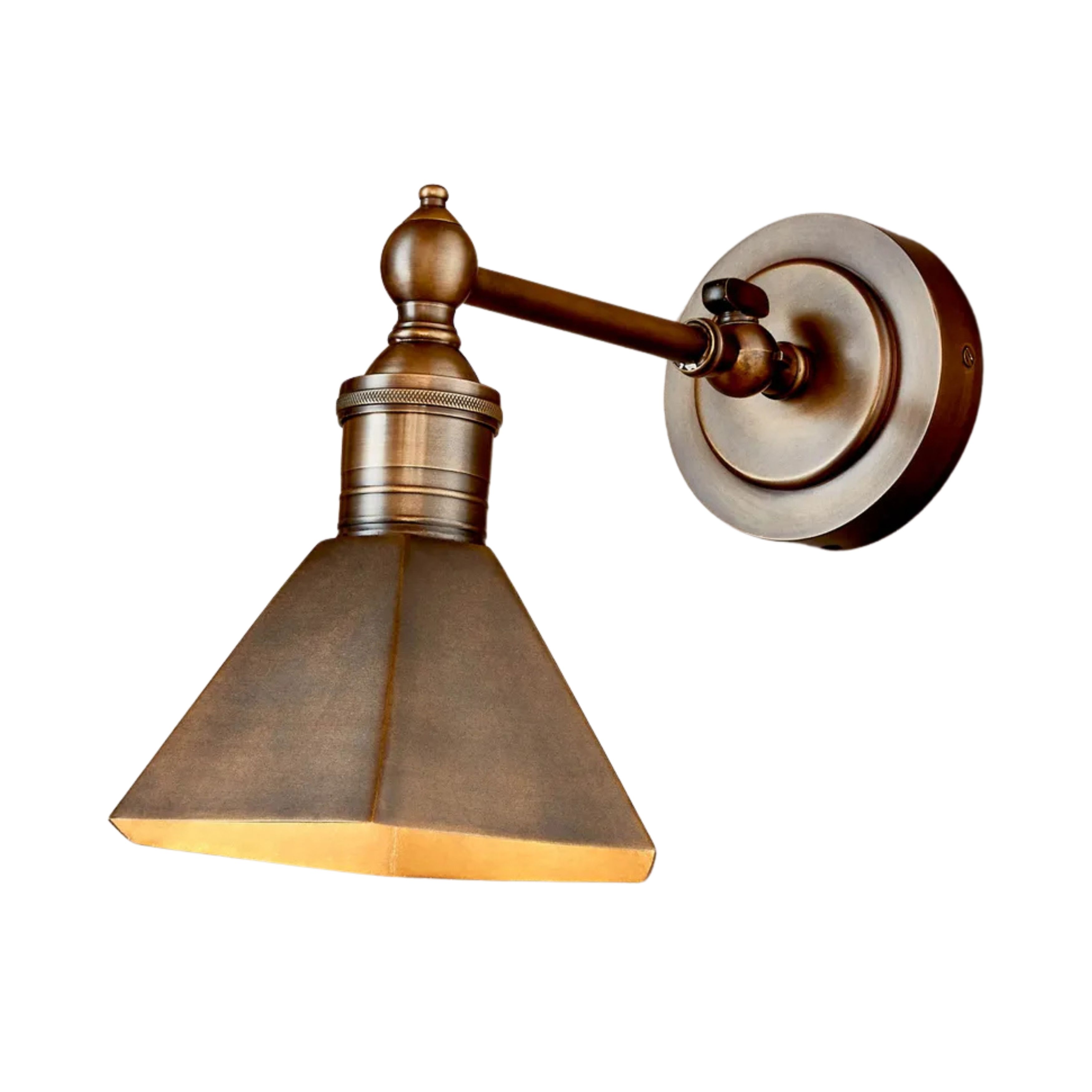 Mayfair Antique Brass Wall Lamp