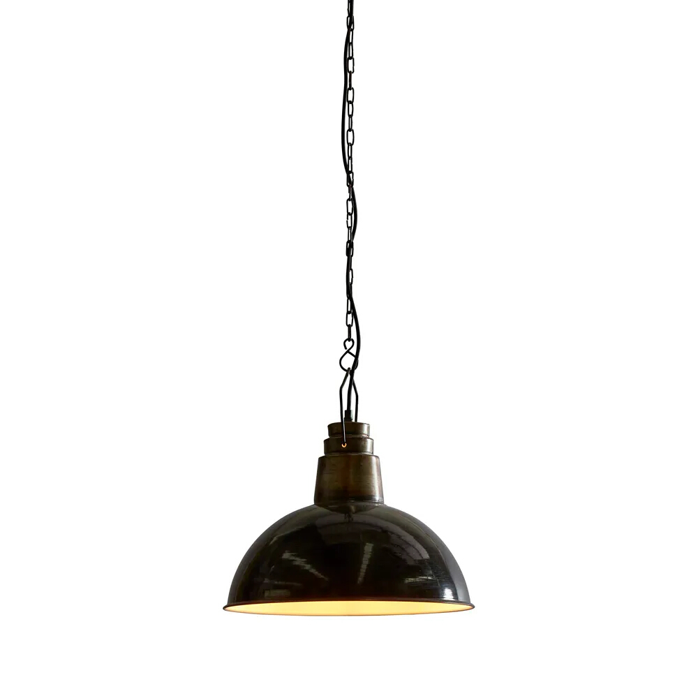 Nevada Old Black Dome Pendant Light